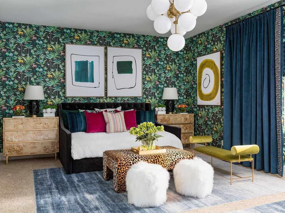 maximalist bedroom