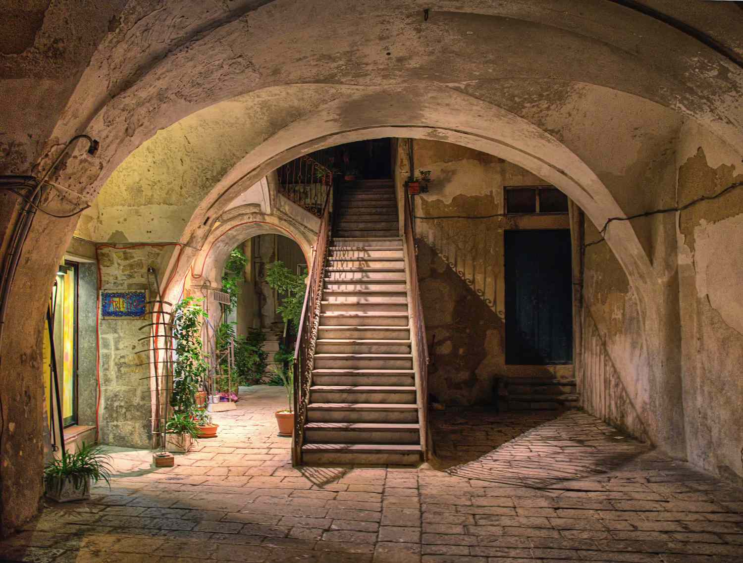 Ein altes Haus in Modica