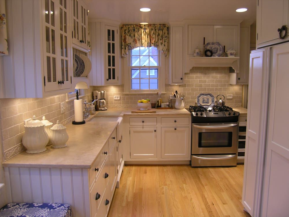 limestone countertops beadboad kitchen