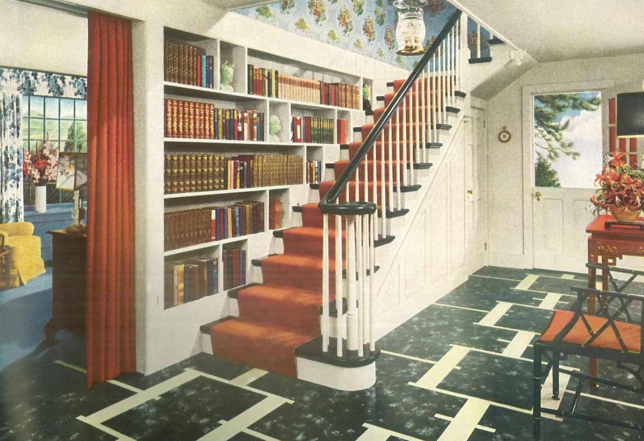1940s Home Foyer Design