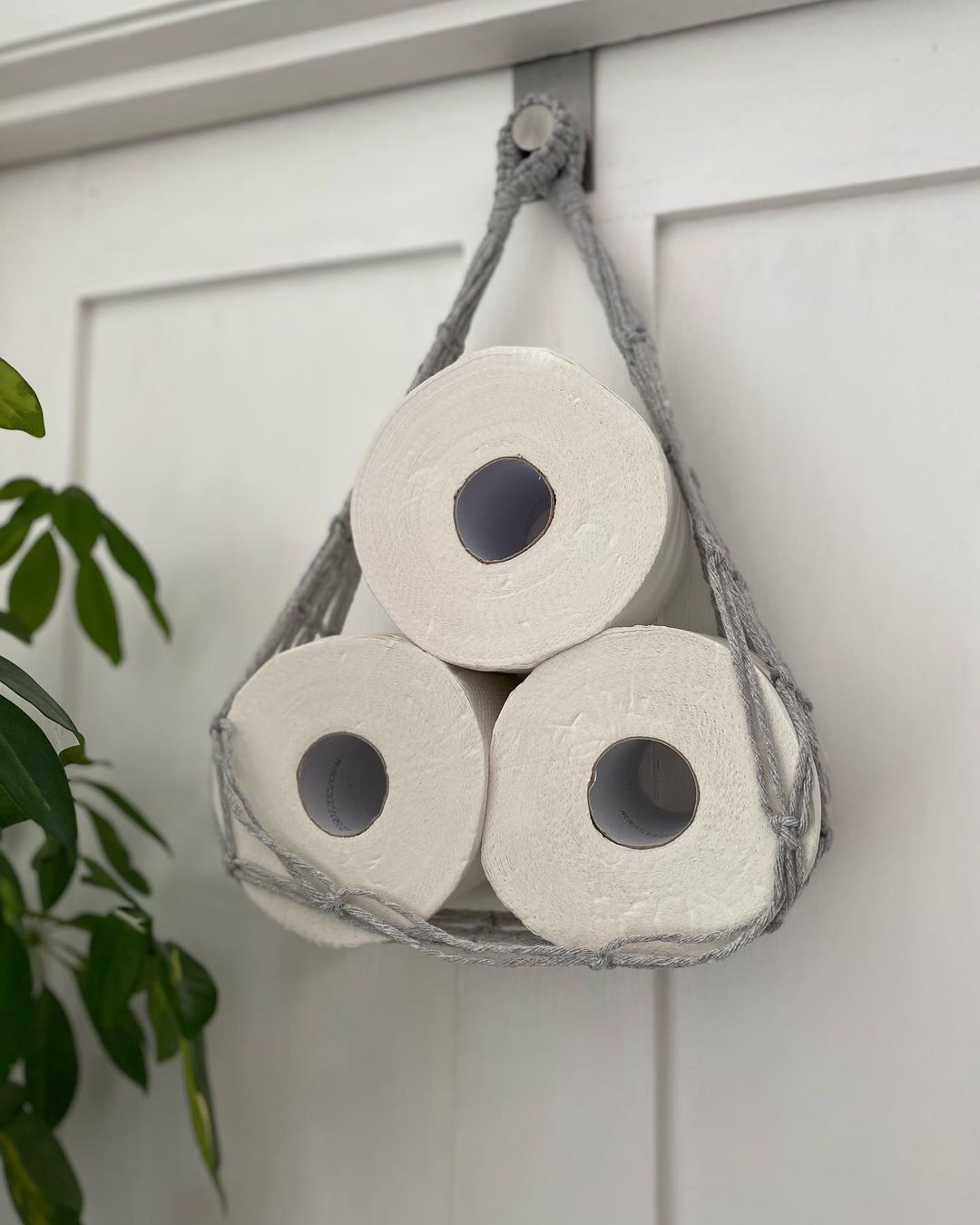 macrame toilet paper holder