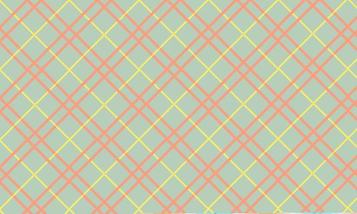 Plaid pattern with green background