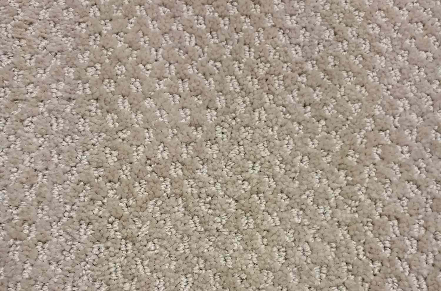 Greige pin dot cut and loop style carpet