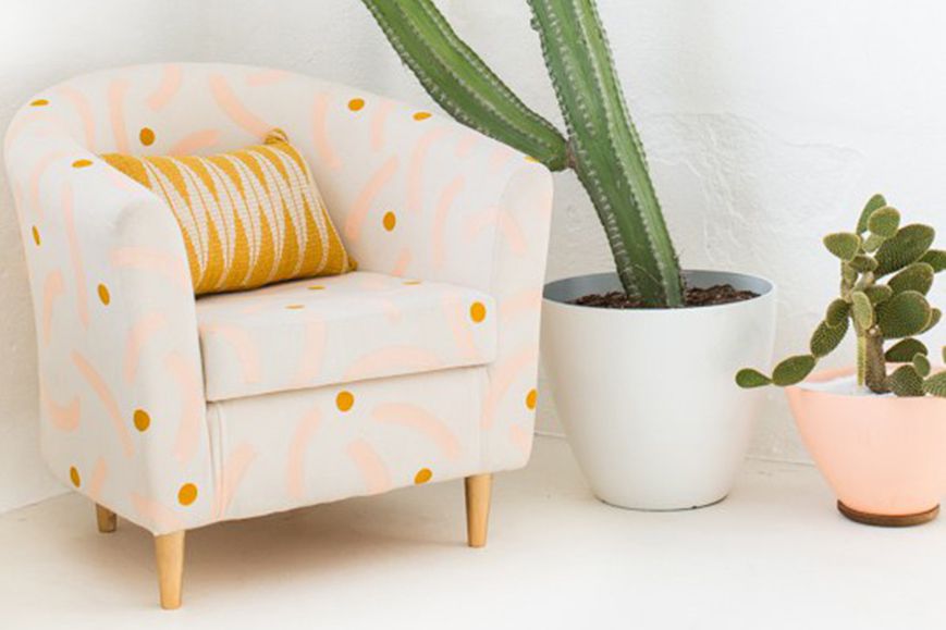 painted Ikea chair hack