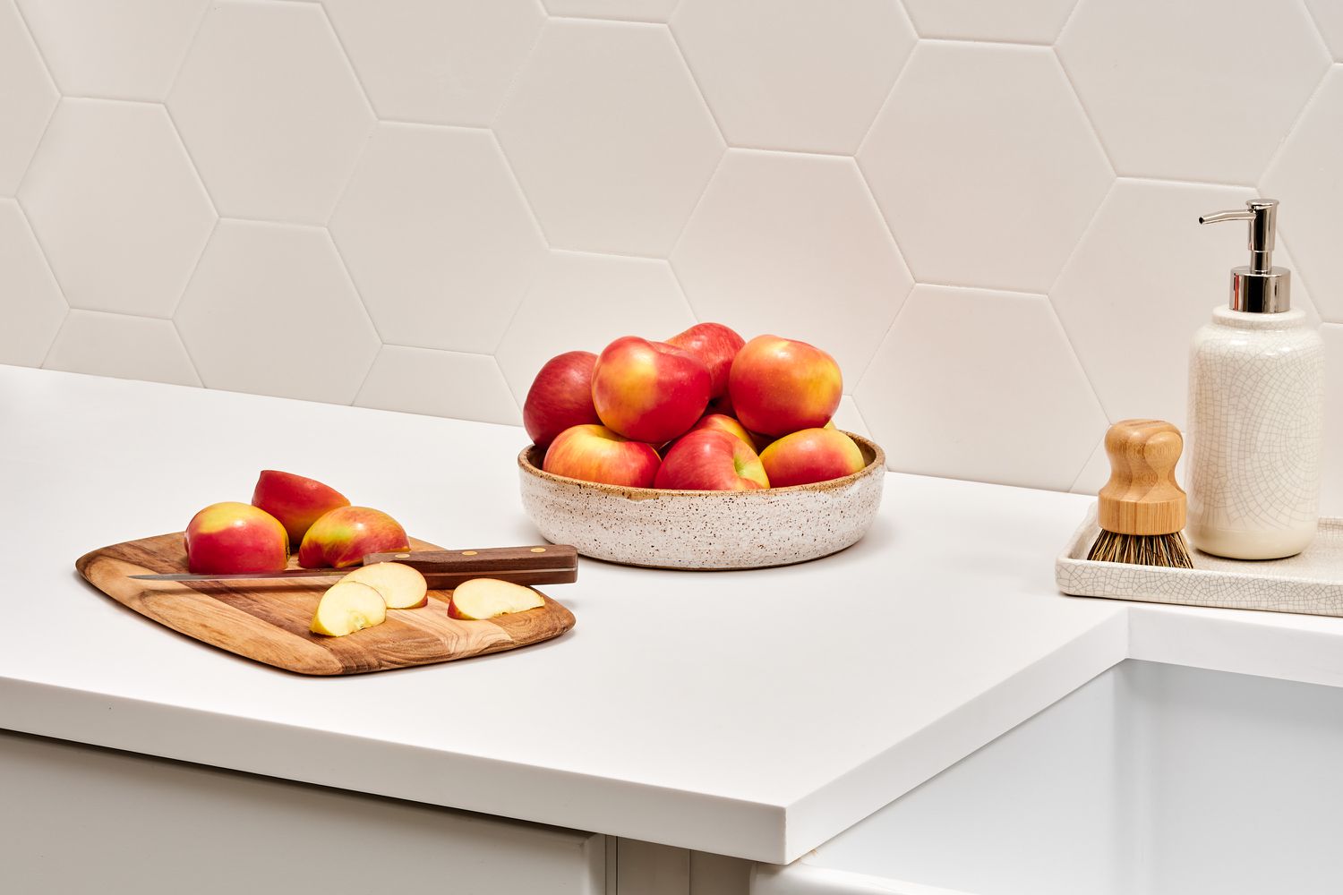 Corian kitchen countertop