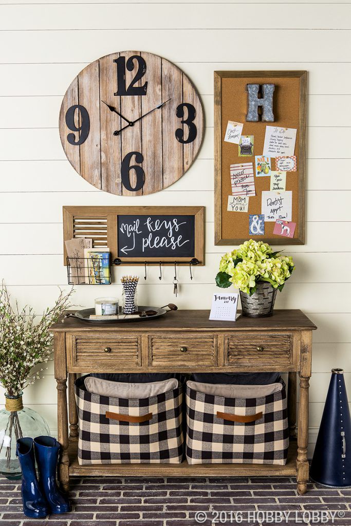 Mudroom command center