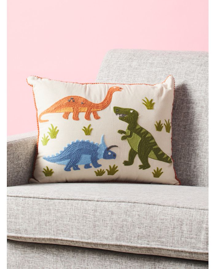 almohada dinosaurio