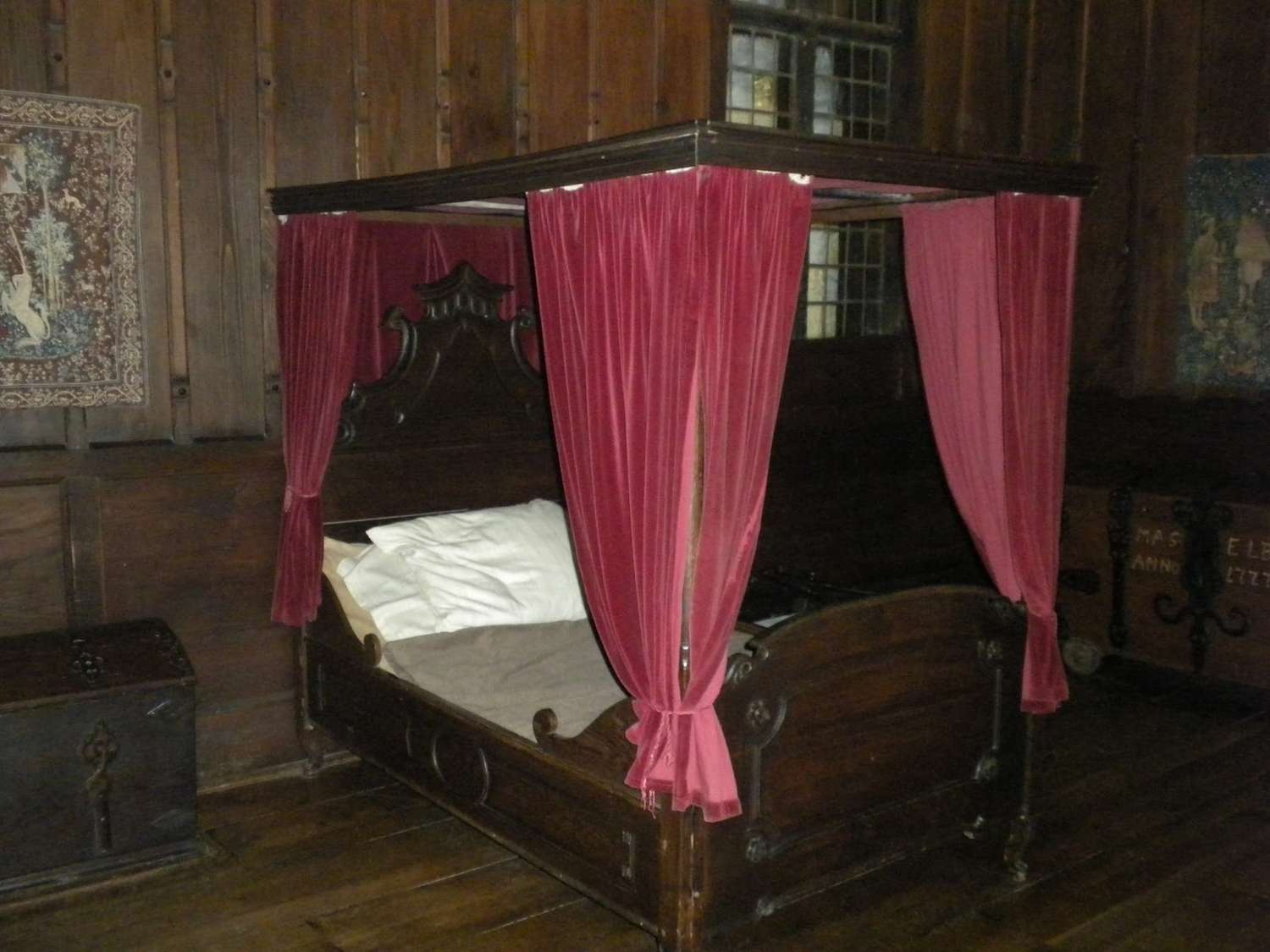 Bett aus dem Mittelalter