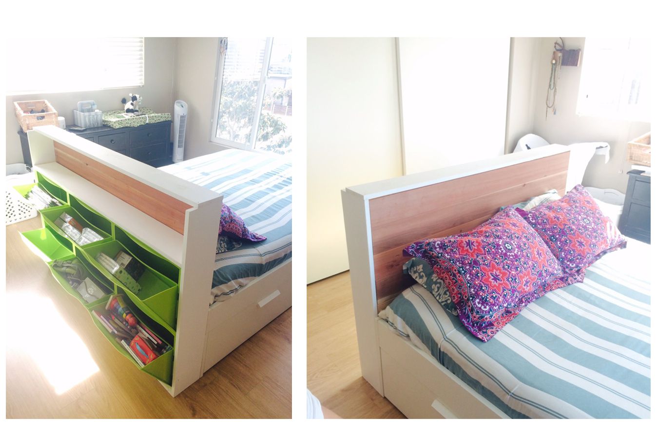 IKEA TRONES headboard hack