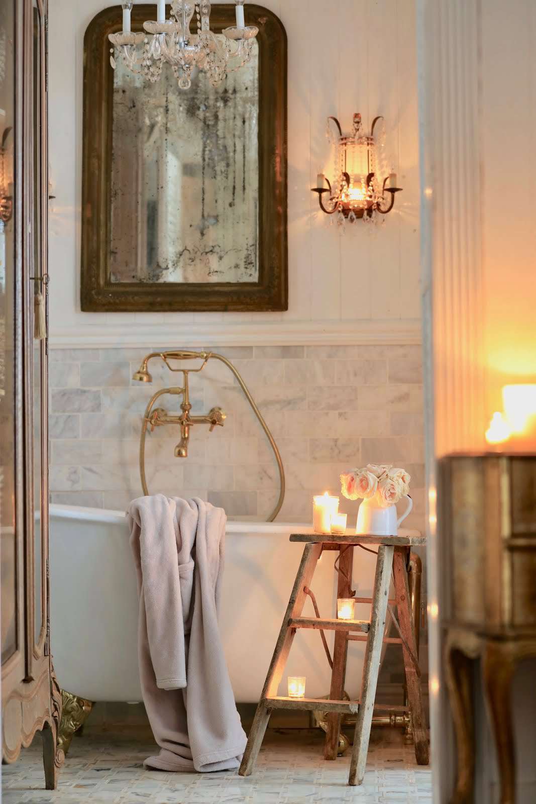 French country bathroom.