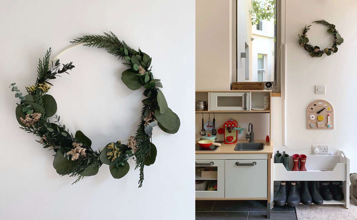 homemade wreath