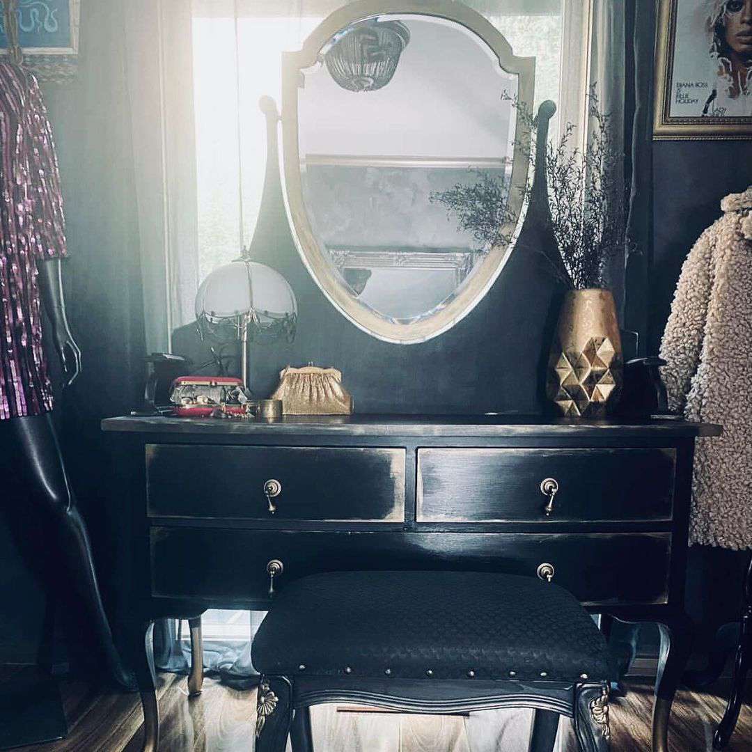 weathered dressing table