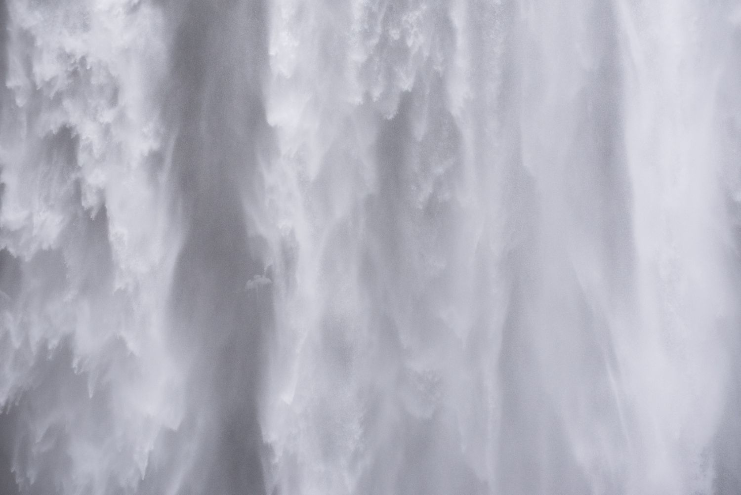 Detail eines Wasserfalls