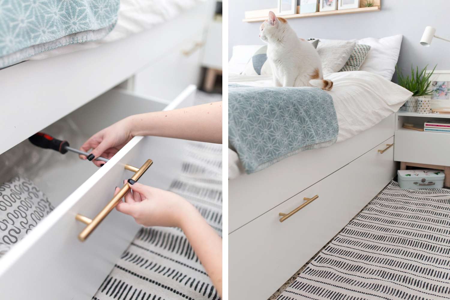 ikea malm bed hack