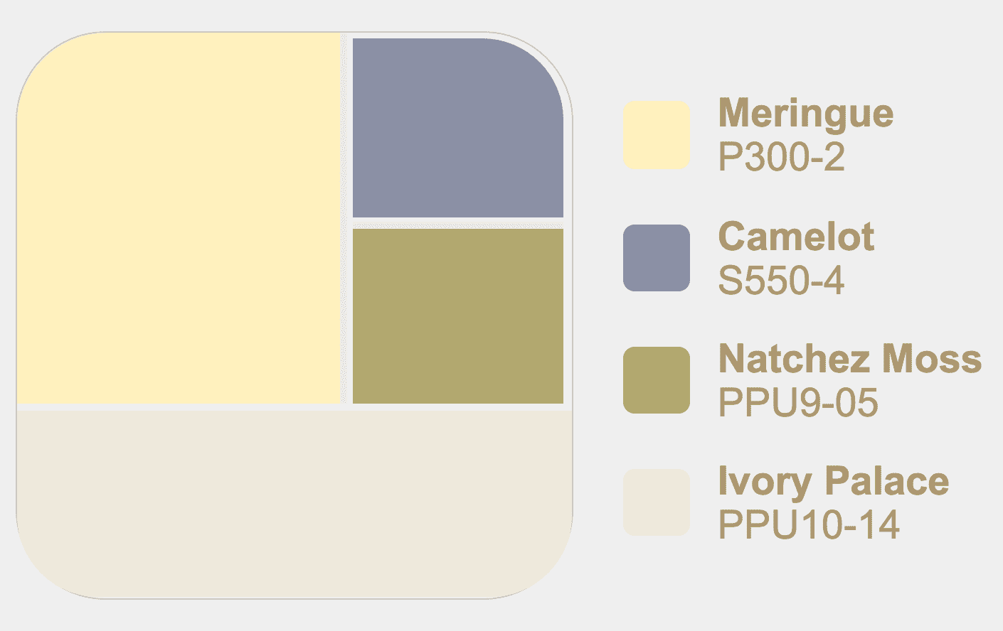 Behr Meringue in einer neutralen Farbpalette