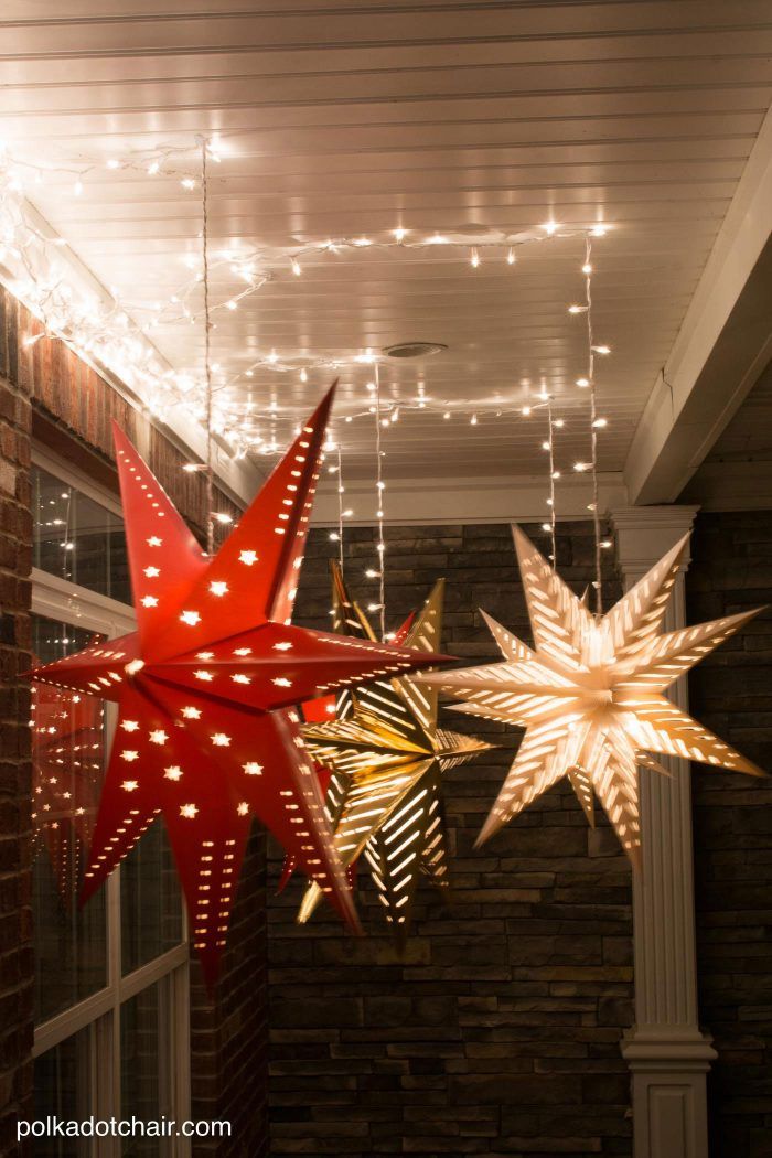 Hanging star luminaries