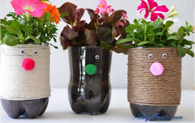 Flower hair planters