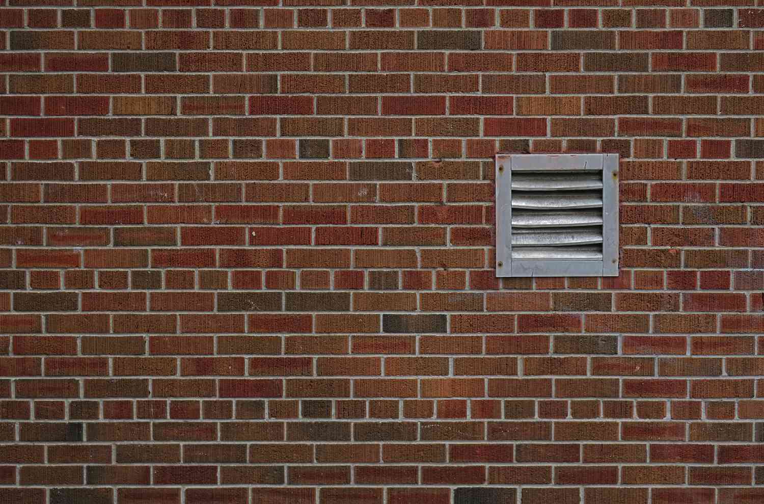 Ventilación en pared de ladrillo