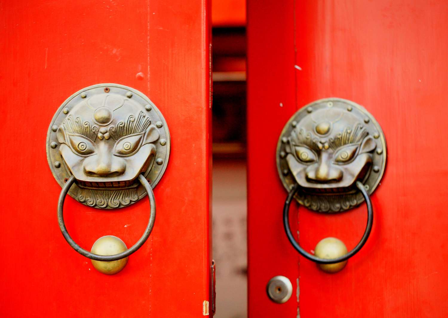 puerta roja china