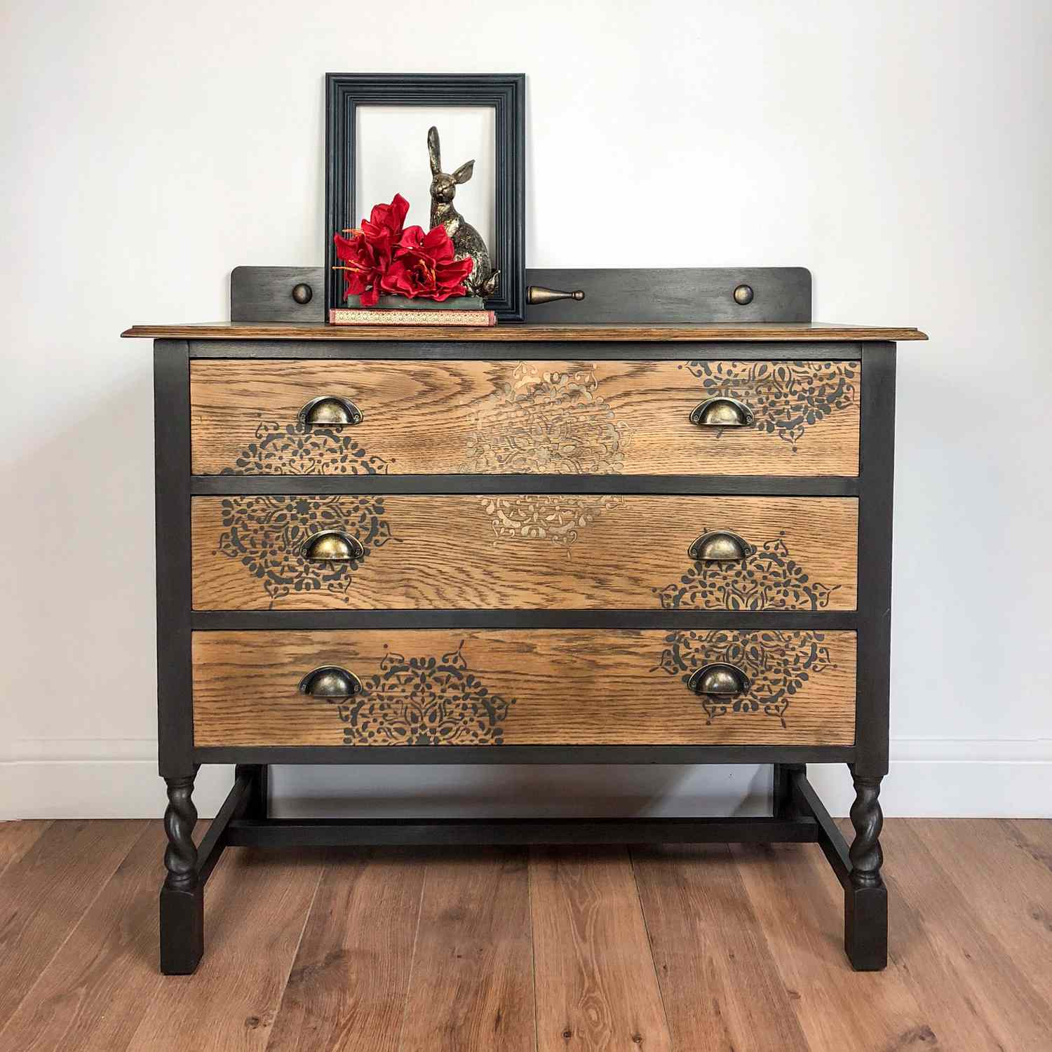 Upcycled drawers by Claire Manton