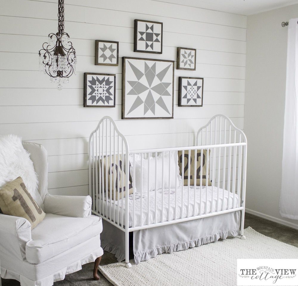 Rustic farmhouse nursery