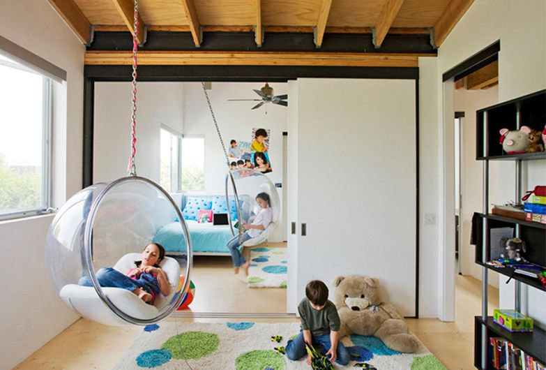 AphroChic: 6 cadeiras de bolhas suspensas encantadoras para crianças
