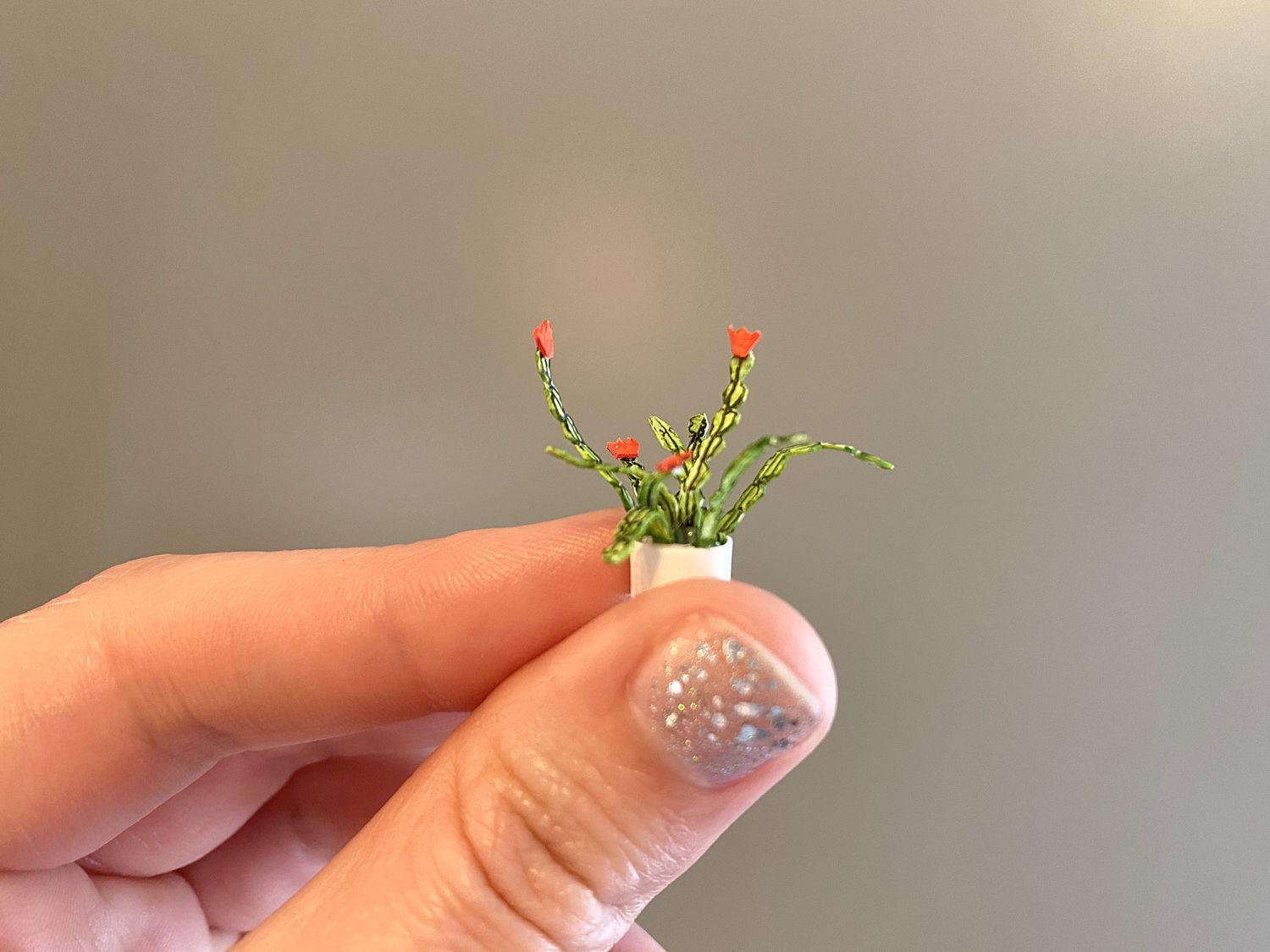 kleine Papierpflanze
