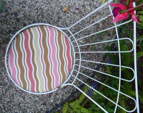 Outdoor chair with new cushion upholstery