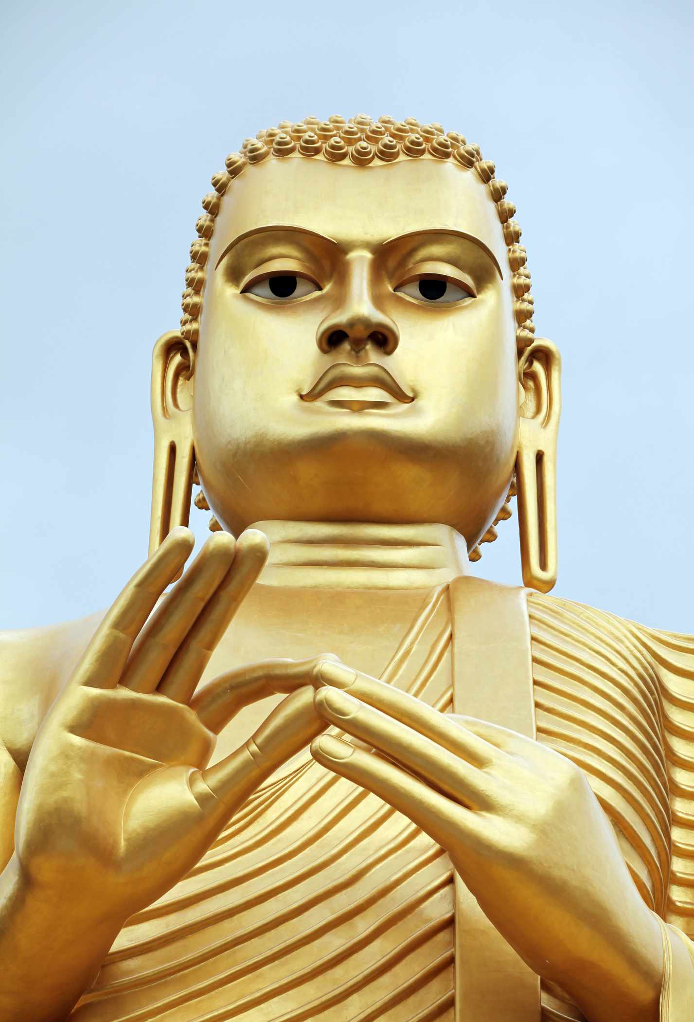 Goldene Buddha-Statue in Dambulla, Sri Lanka