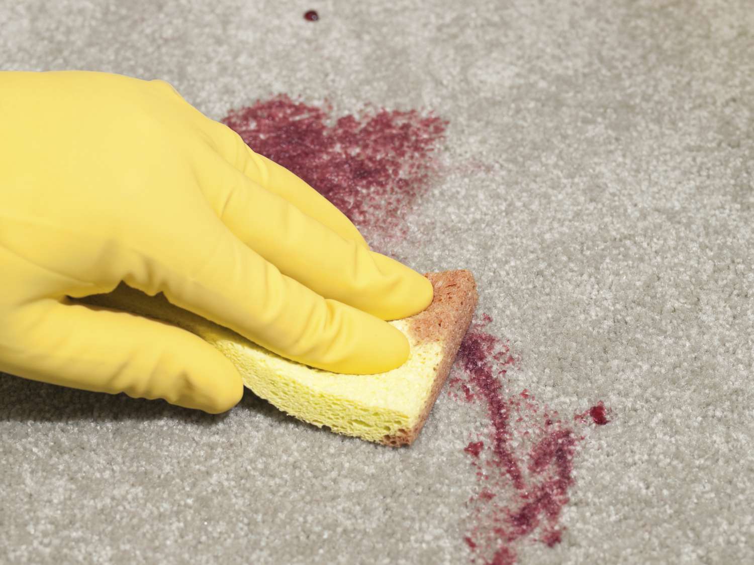 Dealing With a Spill on Carpet