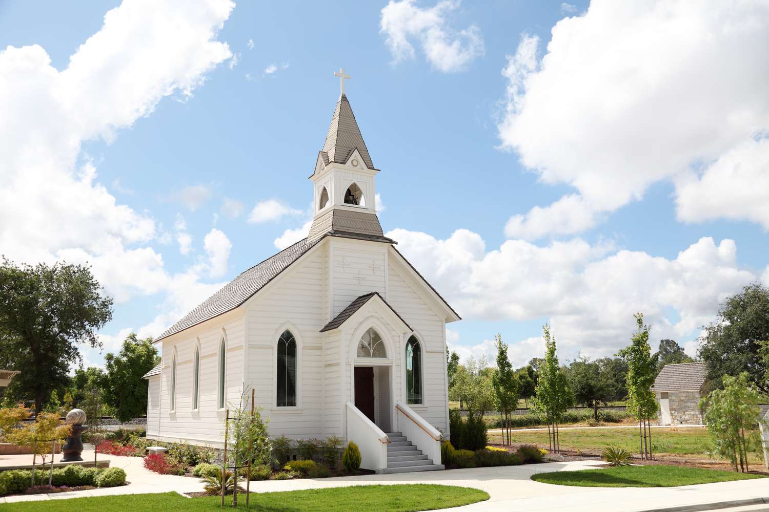 Vieja iglesia blanca