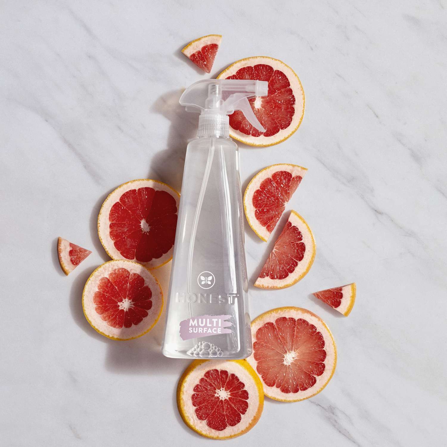 pomelo-scented Honest multi-surface cleaner