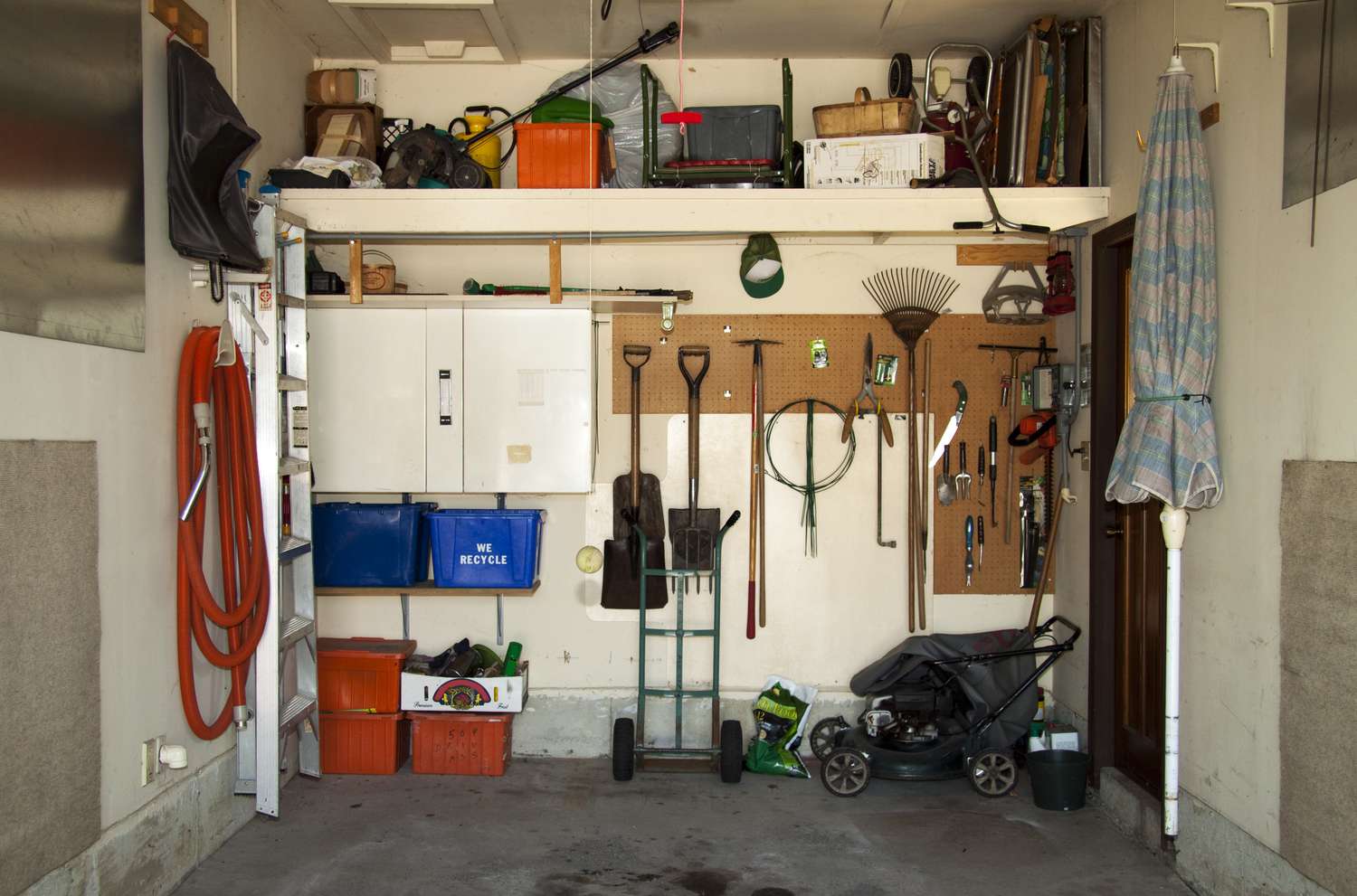 Organisierte Garage