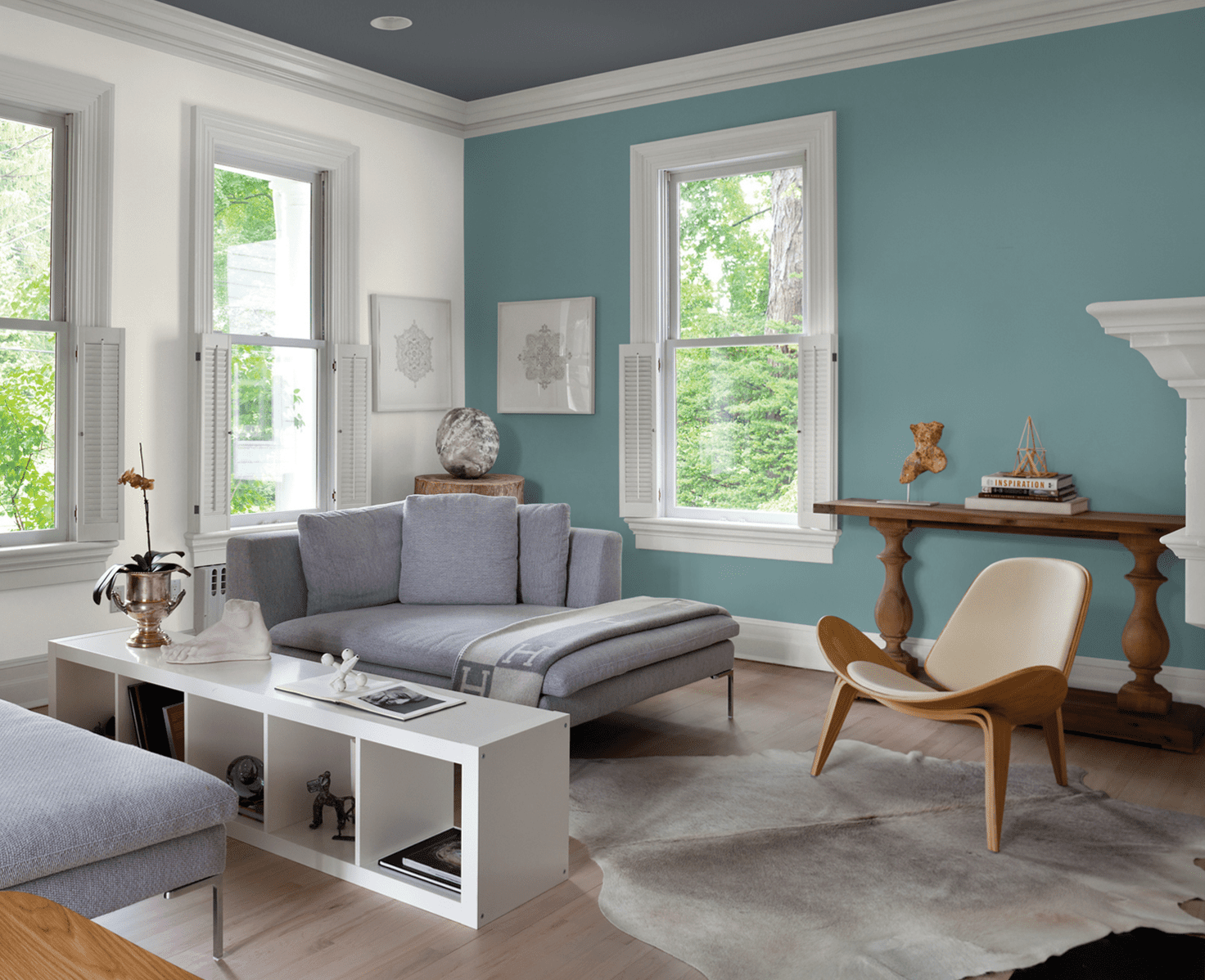 PPG Norwegian Spruce | Aqua Paint Color Ideas