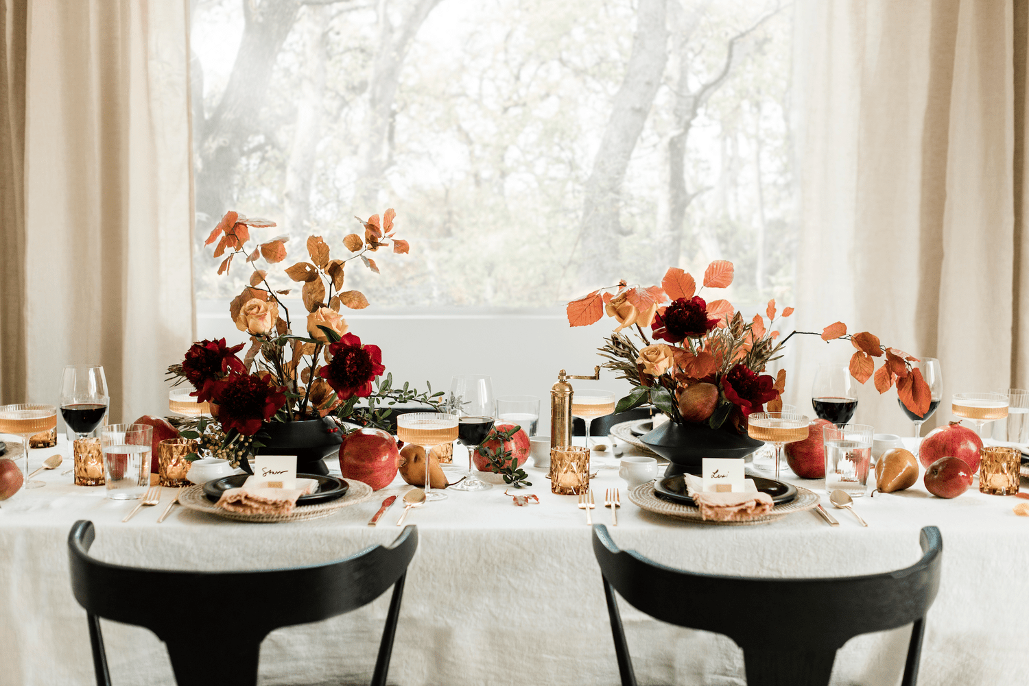 floral thanksgiving table