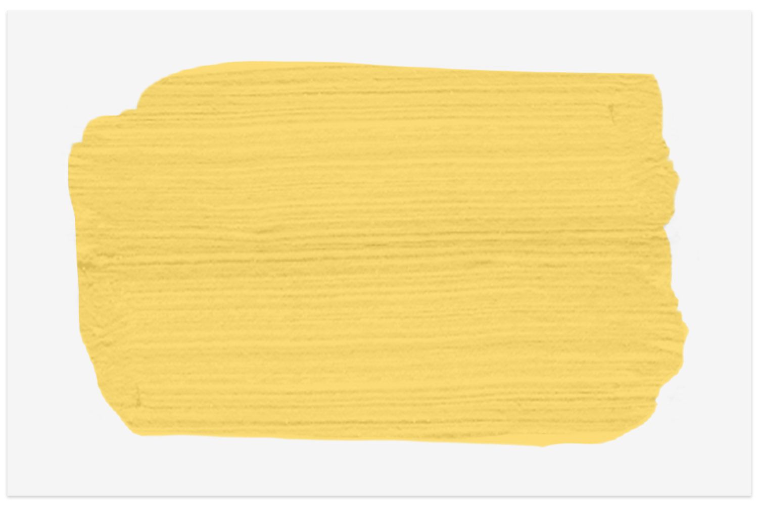 Amostra de tinta Behr Bicycle Yellow para um amarelo toscano ensolarado