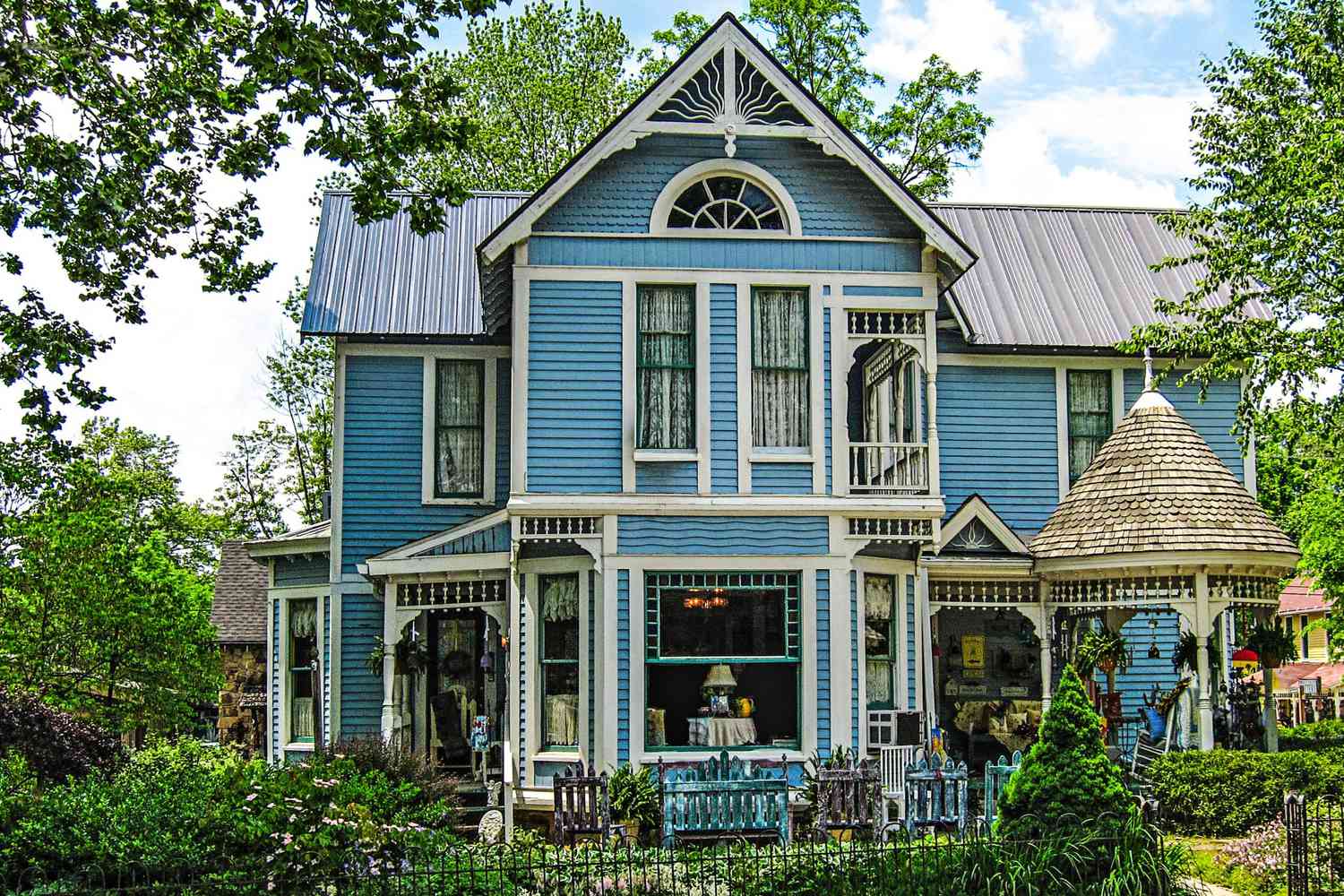 Casa ornamentada em estilo vitoriano