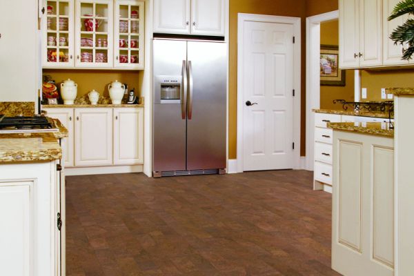 Kitchen cork flooring