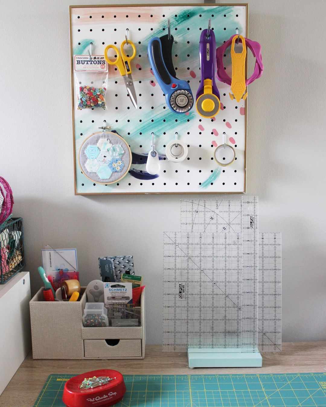 small pegboard