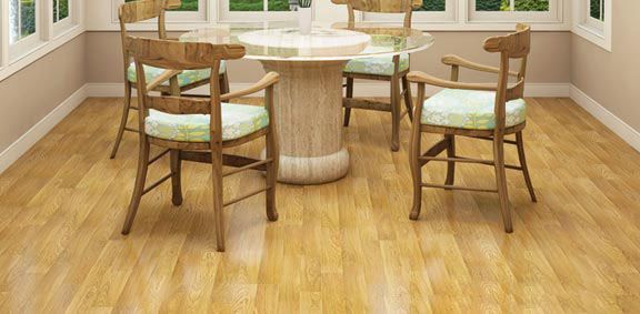 faux hardwood laminate dining room floor