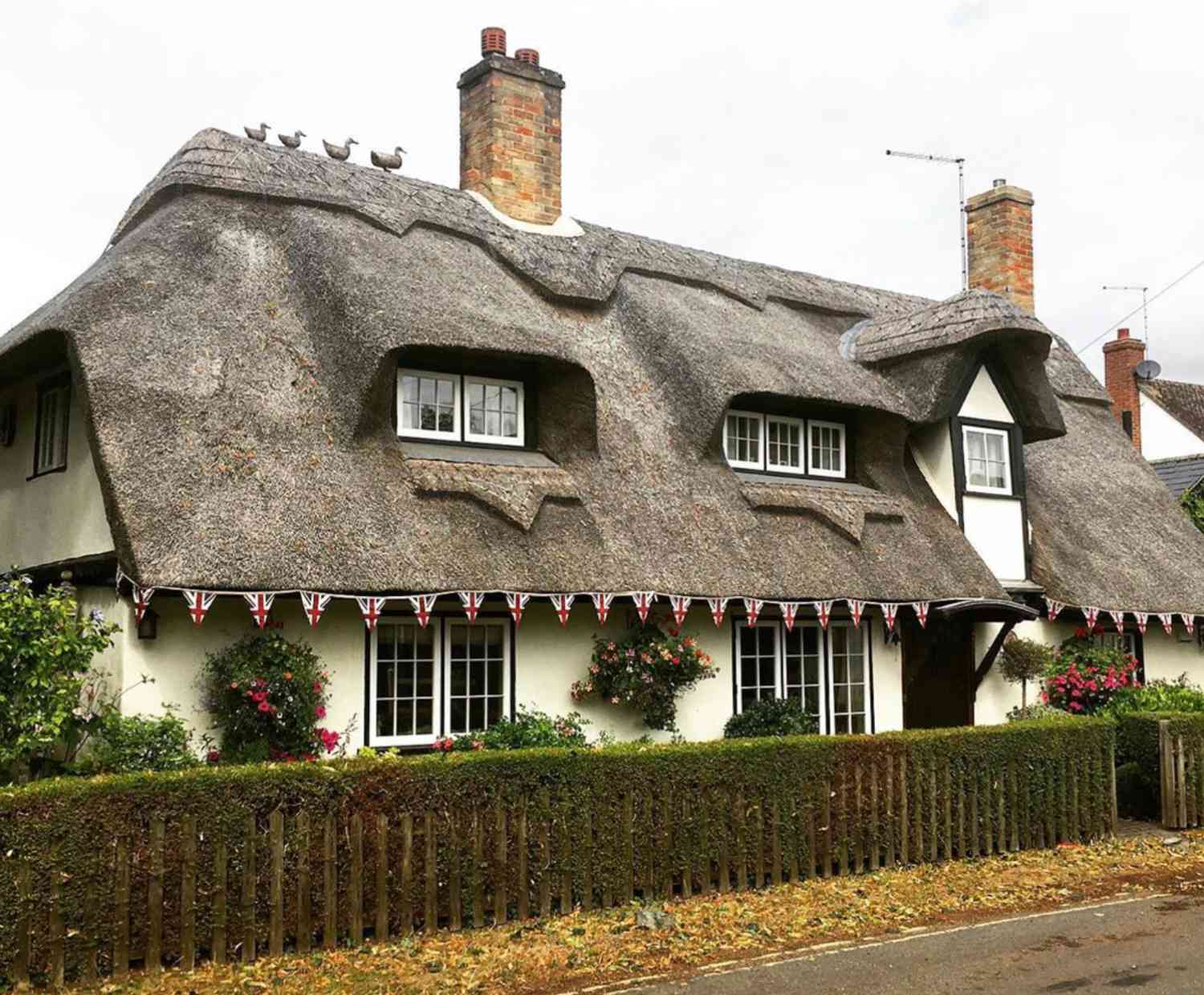 englisches Cottage mit Reetdach