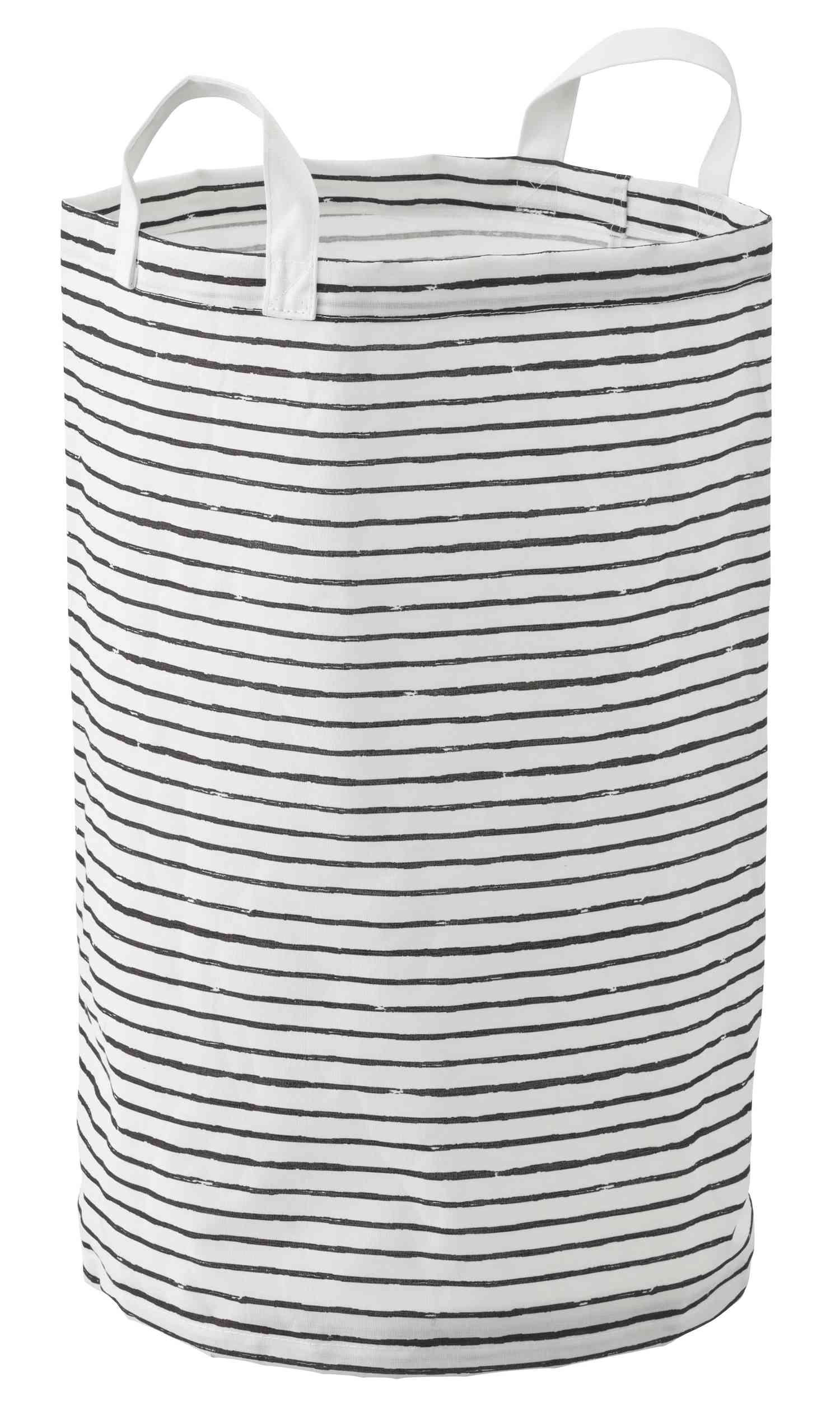 IKEA KLUNKA Wäschesack, Weiß/Schwarz 16 Gallonen