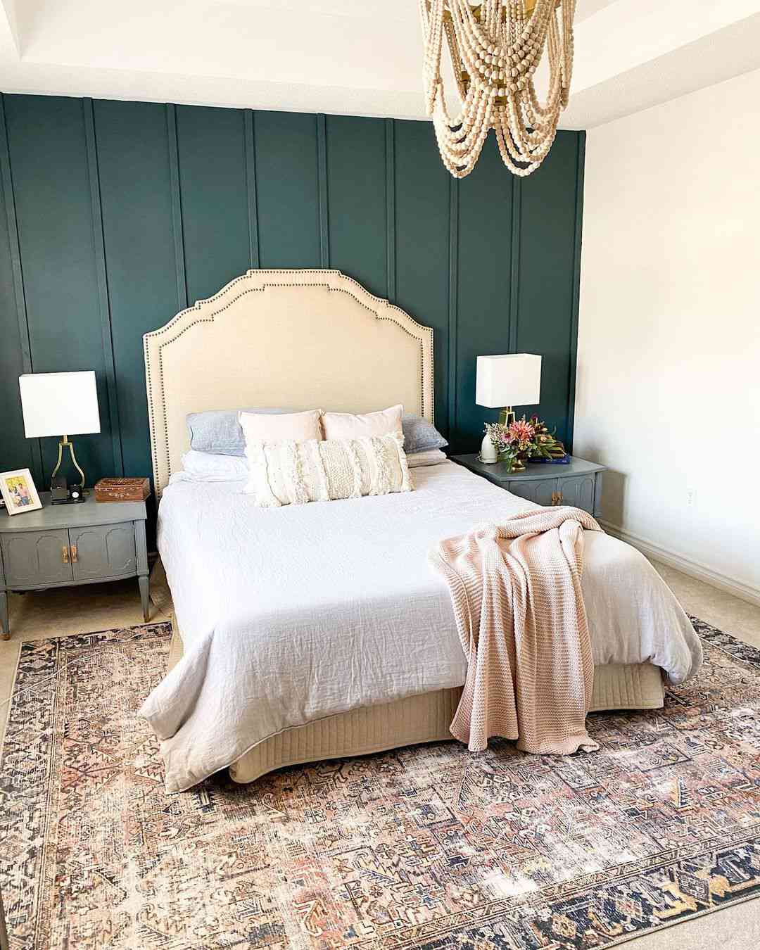 farmhouse green bedroom