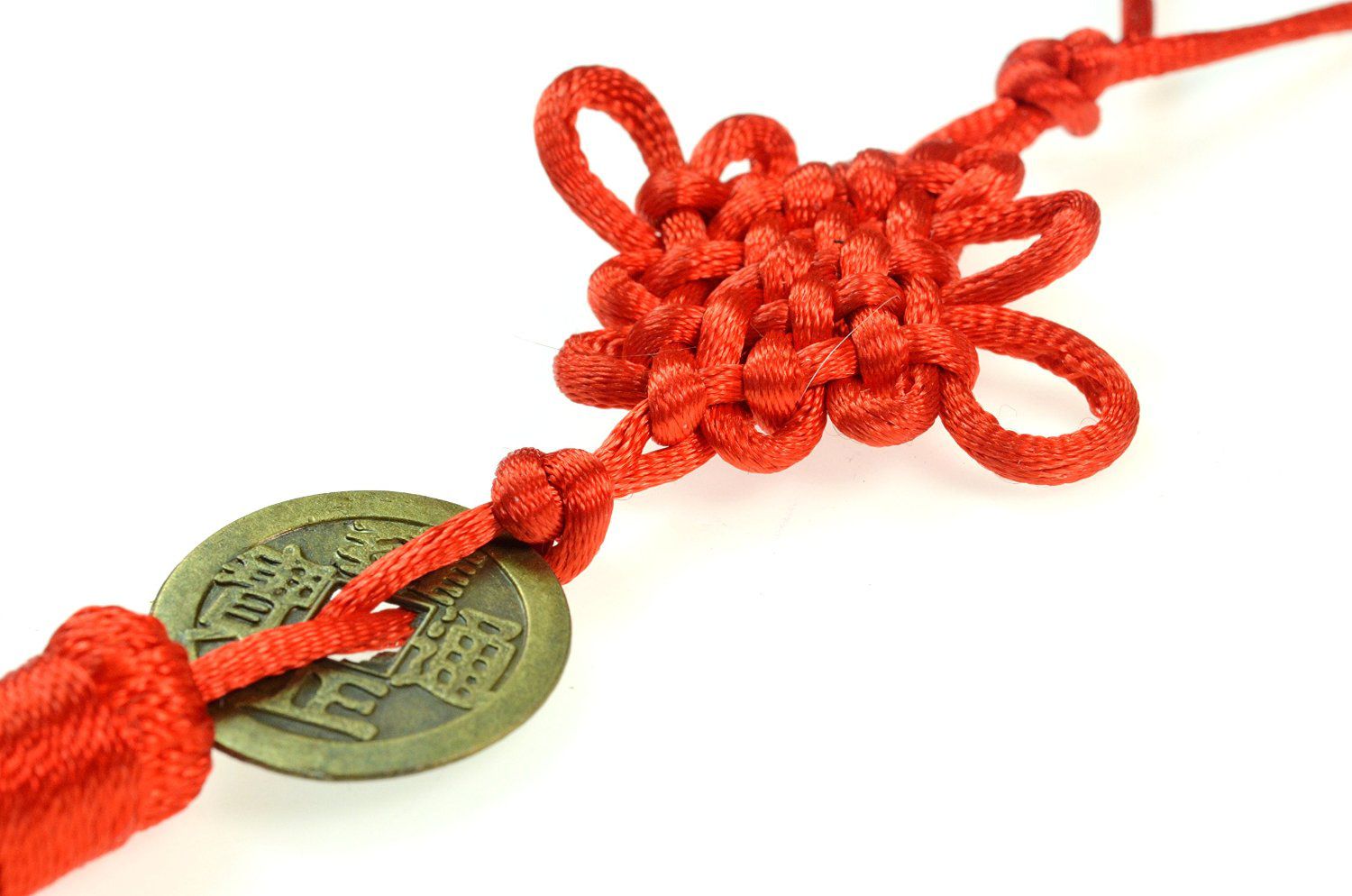 Red Chinese Knot Coin