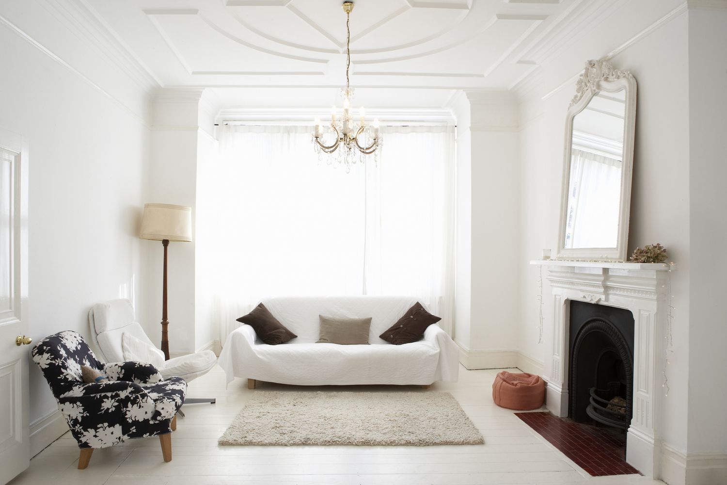 French country style living room.