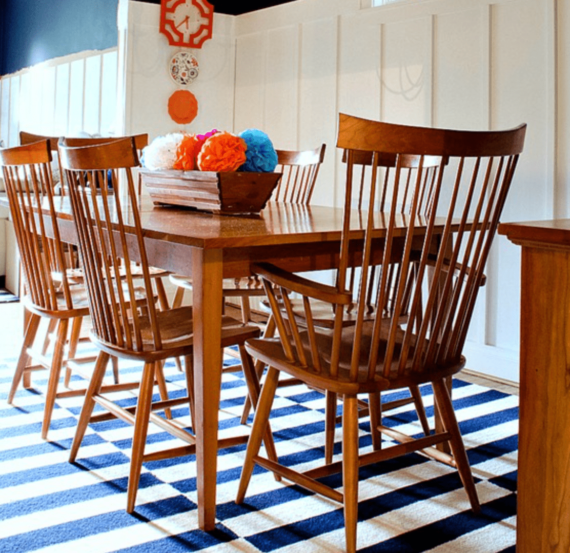 board and batten dining room