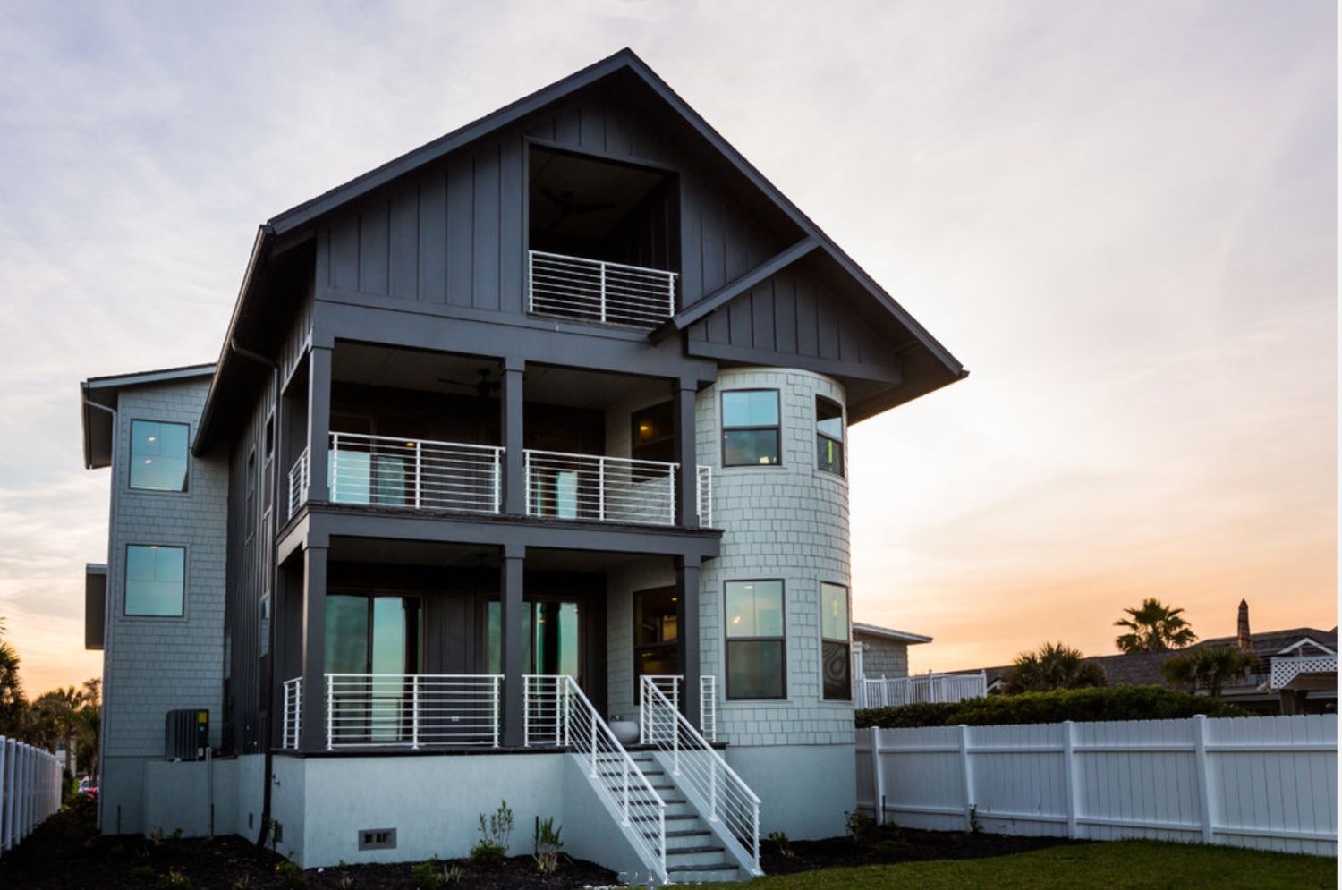 casa moderna en la playa