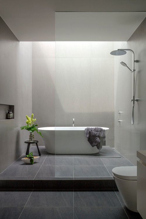 moderne badezimmer design idee