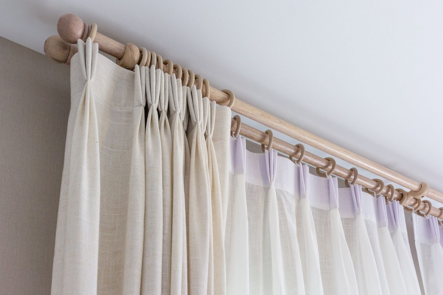 how to pinch pleat IKEA curtains