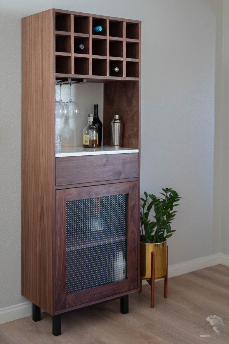 A DIY bar stand